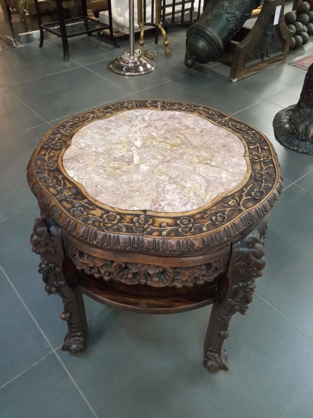 Antique table in oriental style