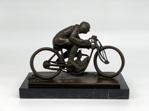 Vintage sculpture "Biker"