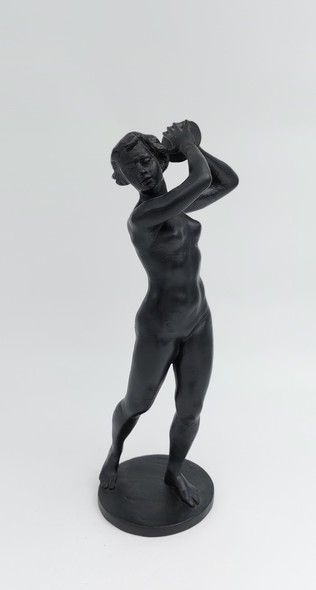 Винтажная скульптура «Метательница диска»