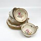 Antique Reichenbach tea trio