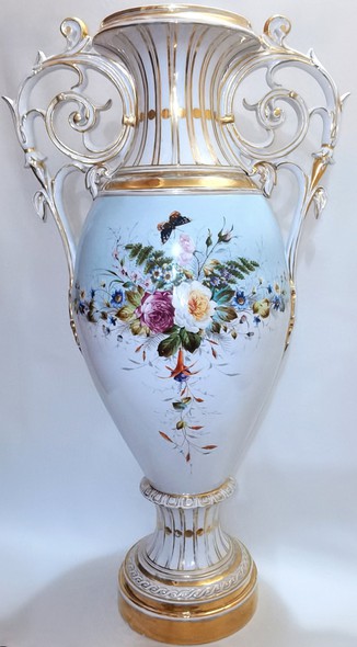 Antique porcelain vase IFZ, Alexander II, 19th century