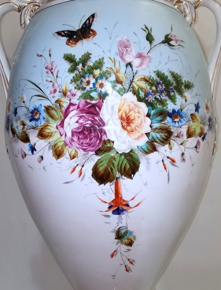 Antique porcelain vase IFZ, Alexander II, 19th century