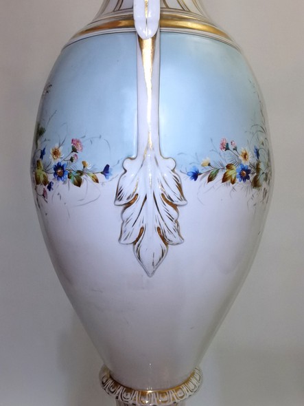 Antique porcelain vase IFZ, Alexander II, 19th century