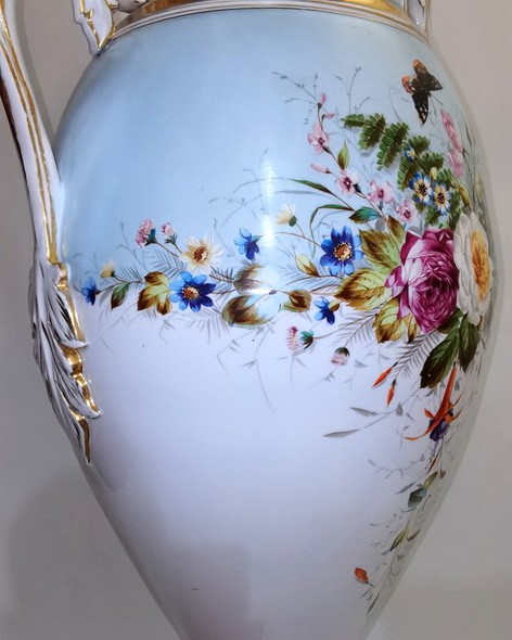 Antique porcelain vase IFZ, Alexander II, 19th century