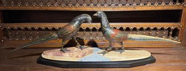 Antique sculpture "Pheasants"