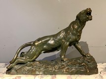 Antique sculpture "Panther"