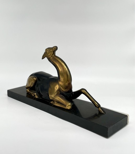 Antique sculpture "Golden antelope"