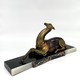 Антикварная скульптура «Золотая антилопа»