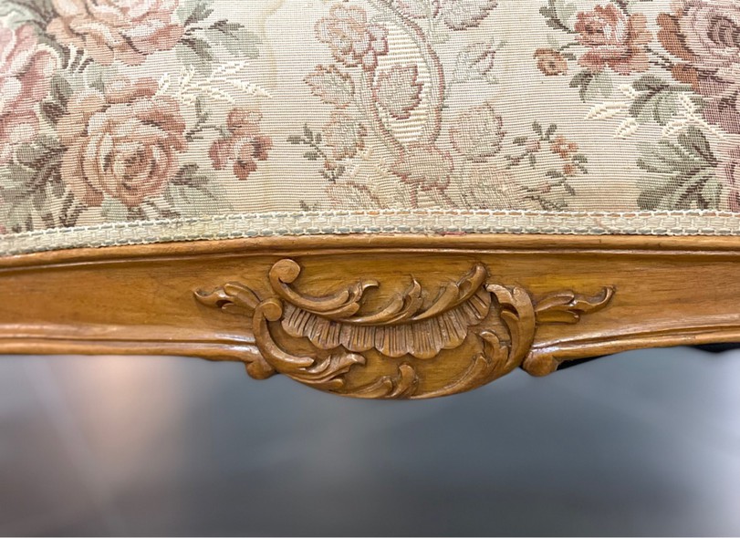 Antique rococo sofa