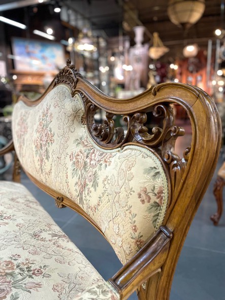 Antique rococo sofa