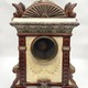 Antique clock "Owl", majolica