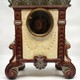 Antique clock "Owl", majolica