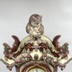 Antique clock "Owl", majolica