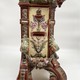 Antique clock "Owl", majolica