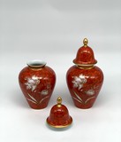 Vintage pair of KPM vases
