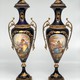 Antique pair vases