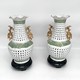 Antique pair vases