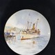 Antique hanging plates "Ships"