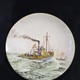 Antique hanging plates "Ships"