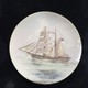 Antique hanging plates "Ships"