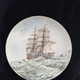 Antique hanging plates "Ships"