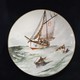 Antique hanging plates "Ships"