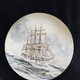 Antique hanging plates "Ships"