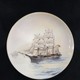 Antique hanging plates "Ships"