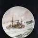 Antique hanging plates "Ships"