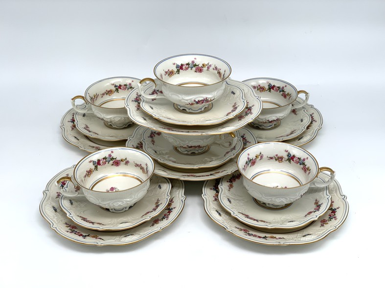 Antique tea set for six