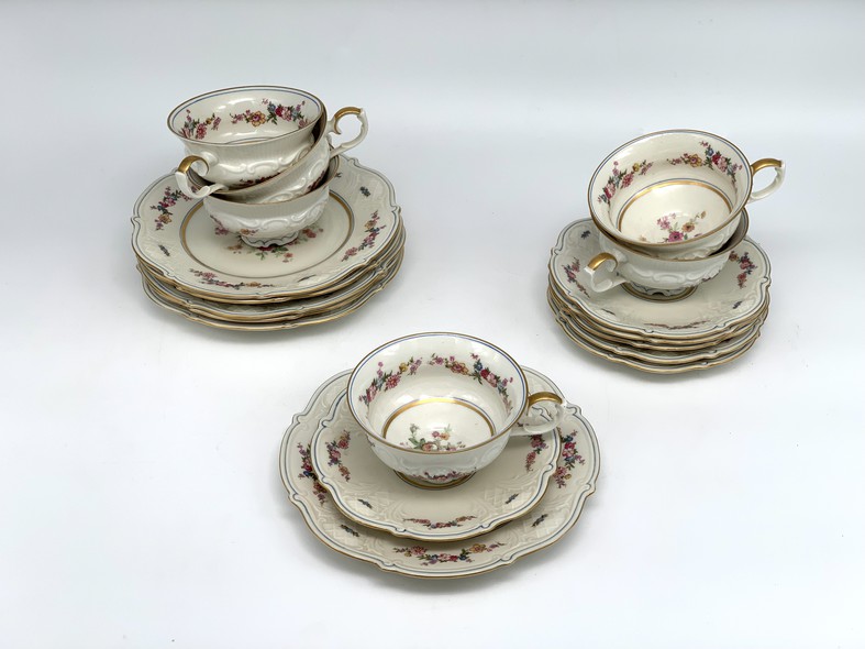 Antique tea set for six