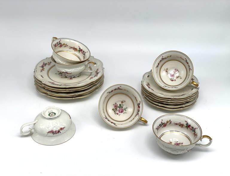 Antique tea set for six