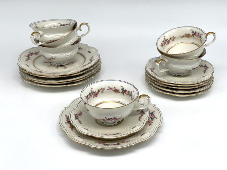Antique tea set for six