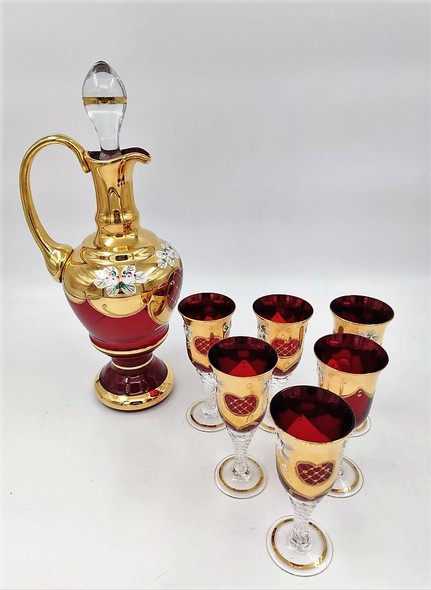 Antique wine set