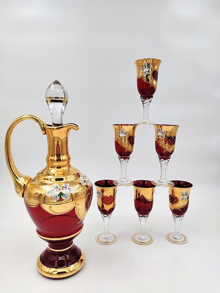 Antique wine set