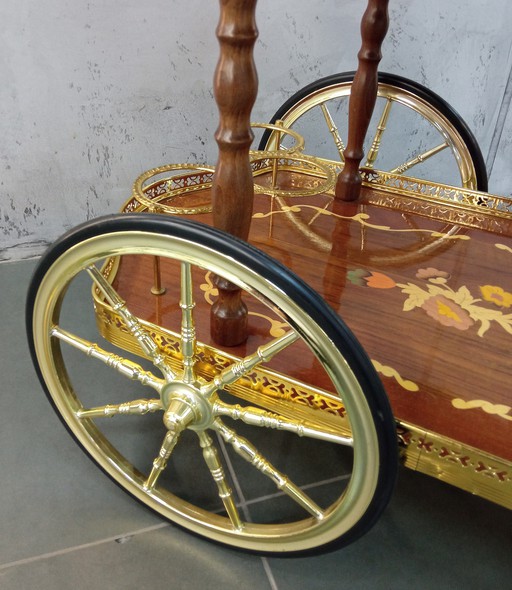 Antique serving table