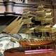 Large vintage sculpture "Ship"