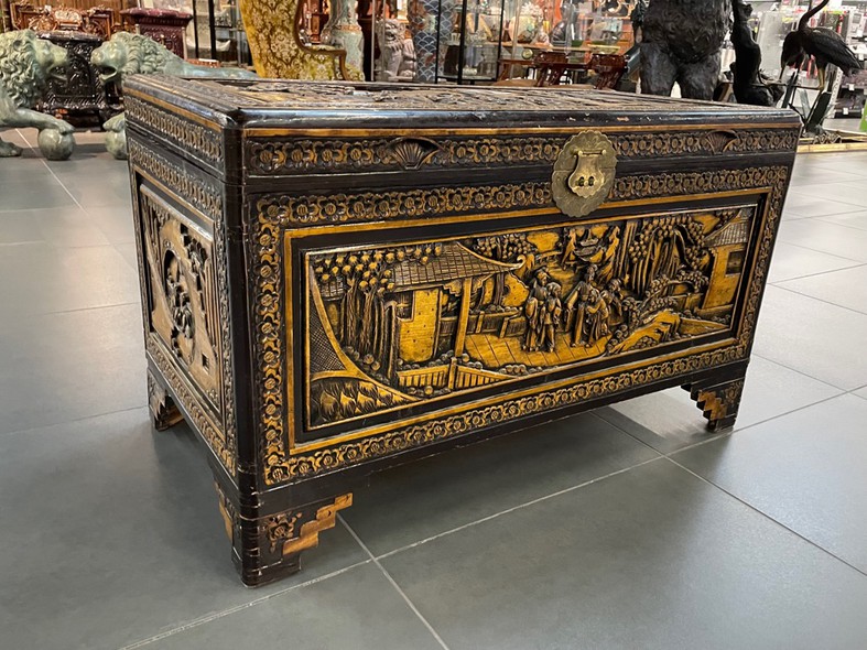 Large antique chest