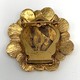 Vintage brooch with dress-clip clasp