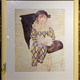Vintage lithograph "Paul dressed as Harlequin"