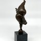 Vintage sculpture "Gymnastics"