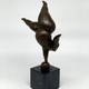 Винтажная скульптура «Гимнастика»