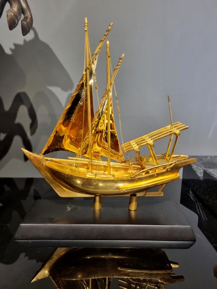 Vintage sculpture "Ship"