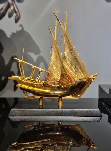 Vintage sculpture "Ship"