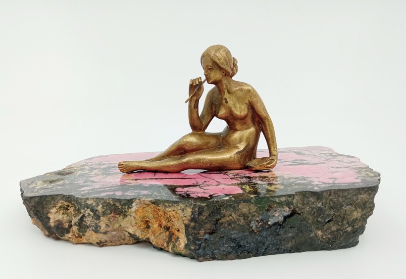 Vintage sculpture "Contemplation"