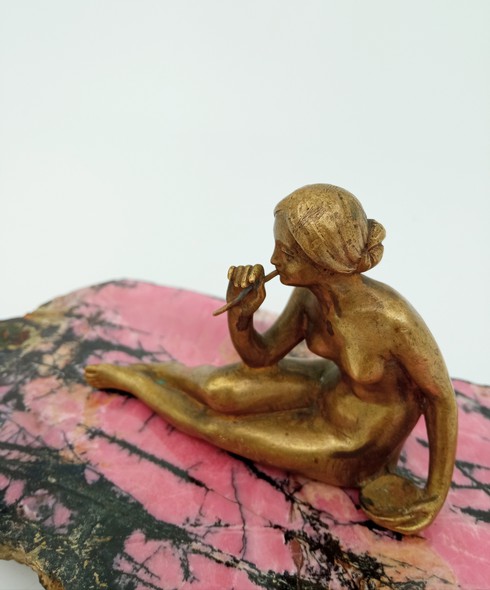 Vintage sculpture "Contemplation"