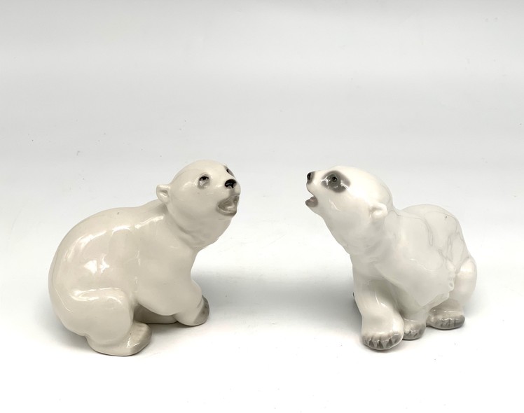 Vintage figurine "Polar bear" LFZ