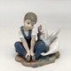 Винтажная статуэтка «Мальчик с гусями»