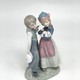 Vintage figurine "Couple with a rabbit"