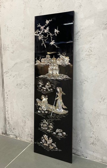Vintage panel in Chinoiserie style